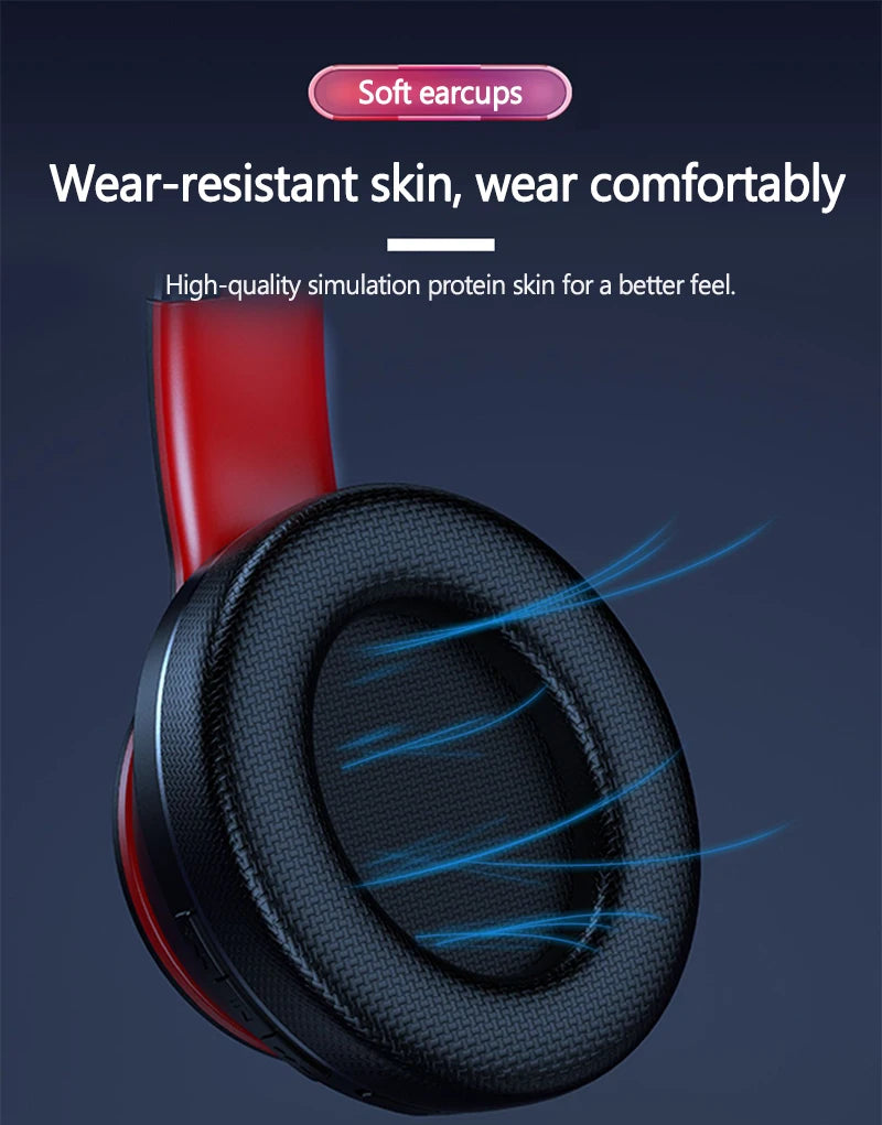 Lenovo HD200 Bluetooth Headphones, Noise Cancelling, Foldable Wireless Headphones