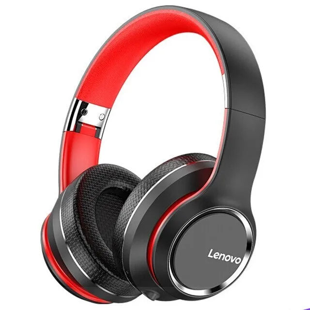 Lenovo HD200 Bluetooth Headphones, Noise Cancelling, Foldable Wireless Headphones