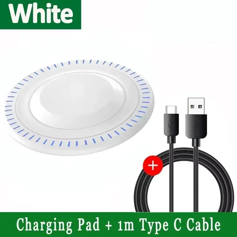 100W Fast Wireless Charger Pad For iPhone 15 14 13 12  X Pro Max 8 Samsung Galaxy S23 Xiaomi Wireless Charging Station Chargers